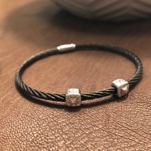 Charriol diamond two station bracelet